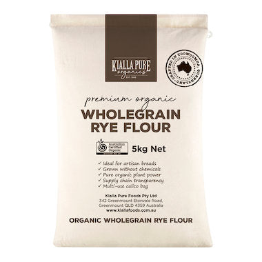 Kialla Rye Flour Organic 5kg