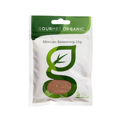 Gourmet Organic Mexican Seasoning 25g