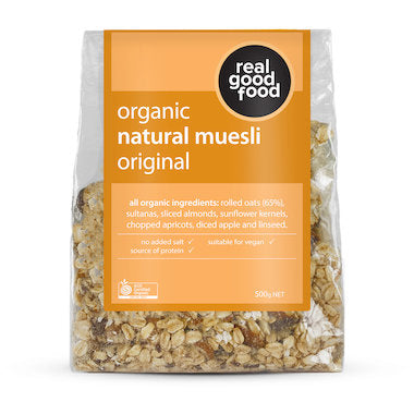 Real Good organic muesli 500g