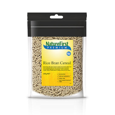 Natures First Rice Bran Cereal 400g