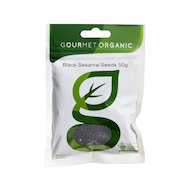 Gourmet Organic Black Sesame Seeds 50g