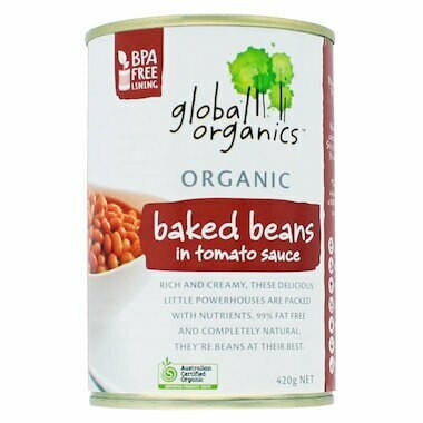 Global Organics Baked Beans 400g