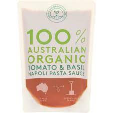 Australian Organic Food Napoli Pasta Sauce 500g