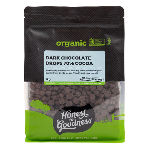 Organic Dk Chocolate buttons 1kg