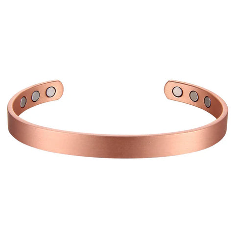 Magnetic Copper Bracelet Slim plain