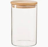 Argon Glass Jar w/bamboo lid 1020ml