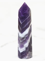 Chevron Amethyst Terminated Point