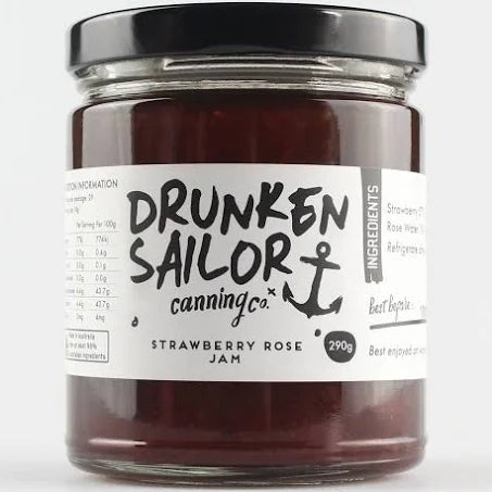 Drunken Sailor Strawberry Rose Jam