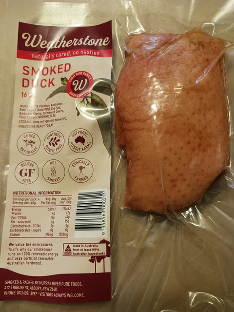 Weatherstone smoked duck 160g