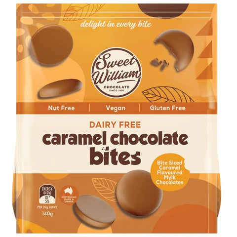 Sweet William Caramel Choc bites